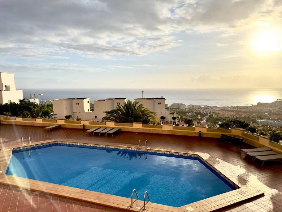 Penthouse With Ocean Views - Torviscas Apartment Costa Adeje  Luaran gambar